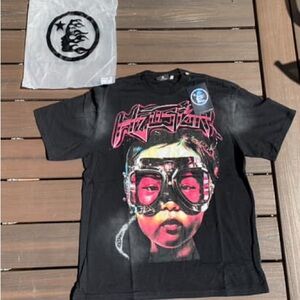 Black Graphic Kids T-Shirt